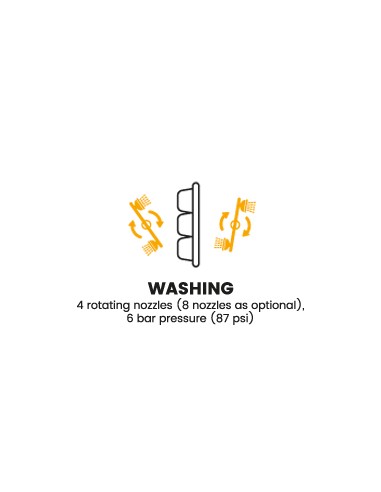 Stație de spălat tăvi - Model LV16V